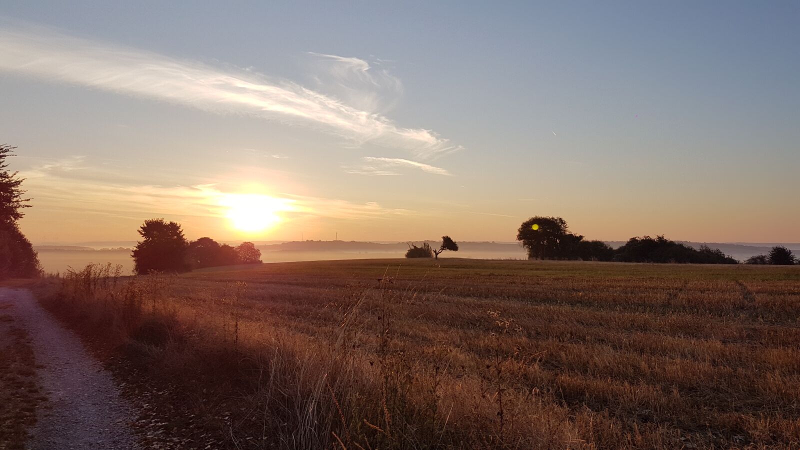 Samsung Galaxy S7 sample photo. Bliesgau, sunset, horizon photography