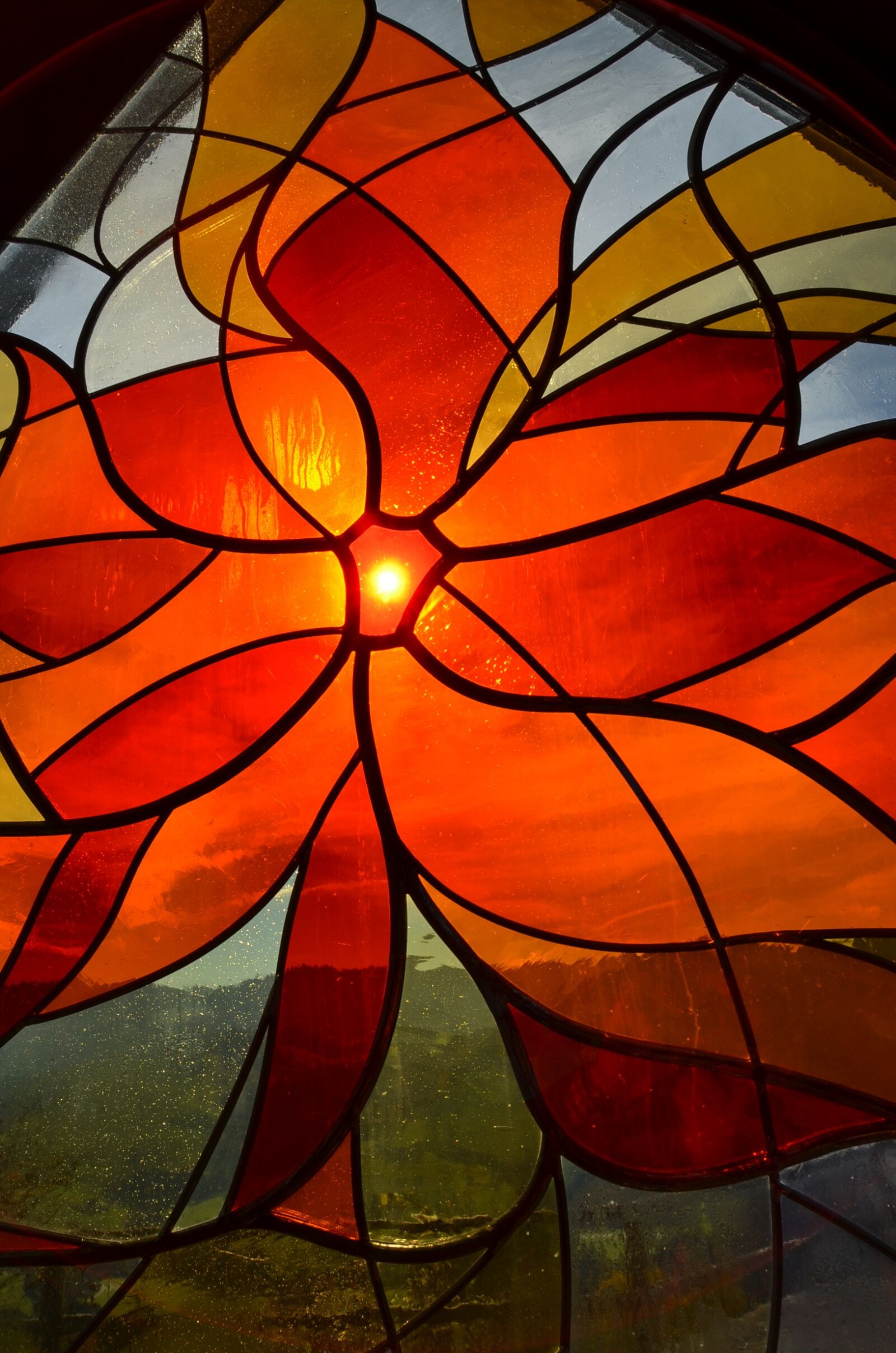 Nikon D7000 sample photo. Glass window, fire, flame photography