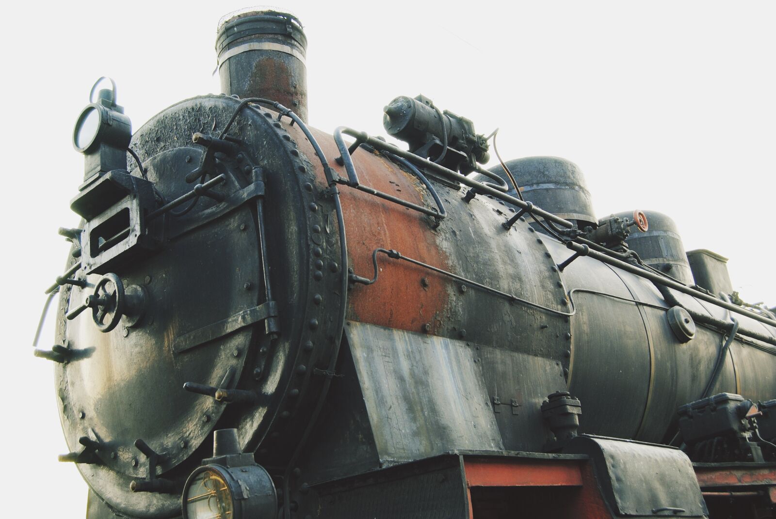 Nikon D3000 sample photo. Vintage, train, retro photography