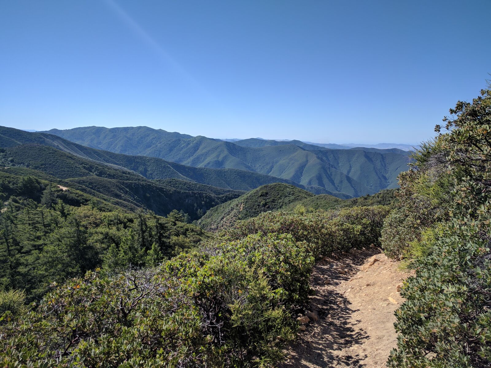 Google Nexus 6P sample photo. Path, mountain, santiago photography
