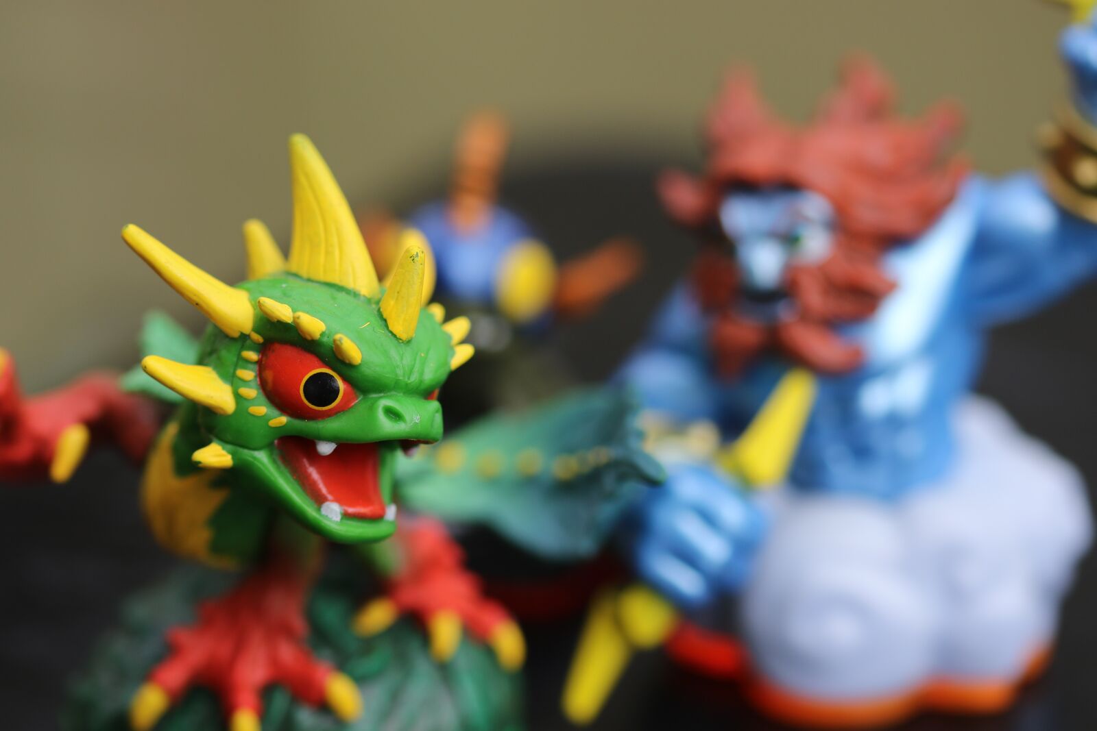 Canon EOS 7D Mark II sample photo. Skylanders, giant figures, tree-rex photography
