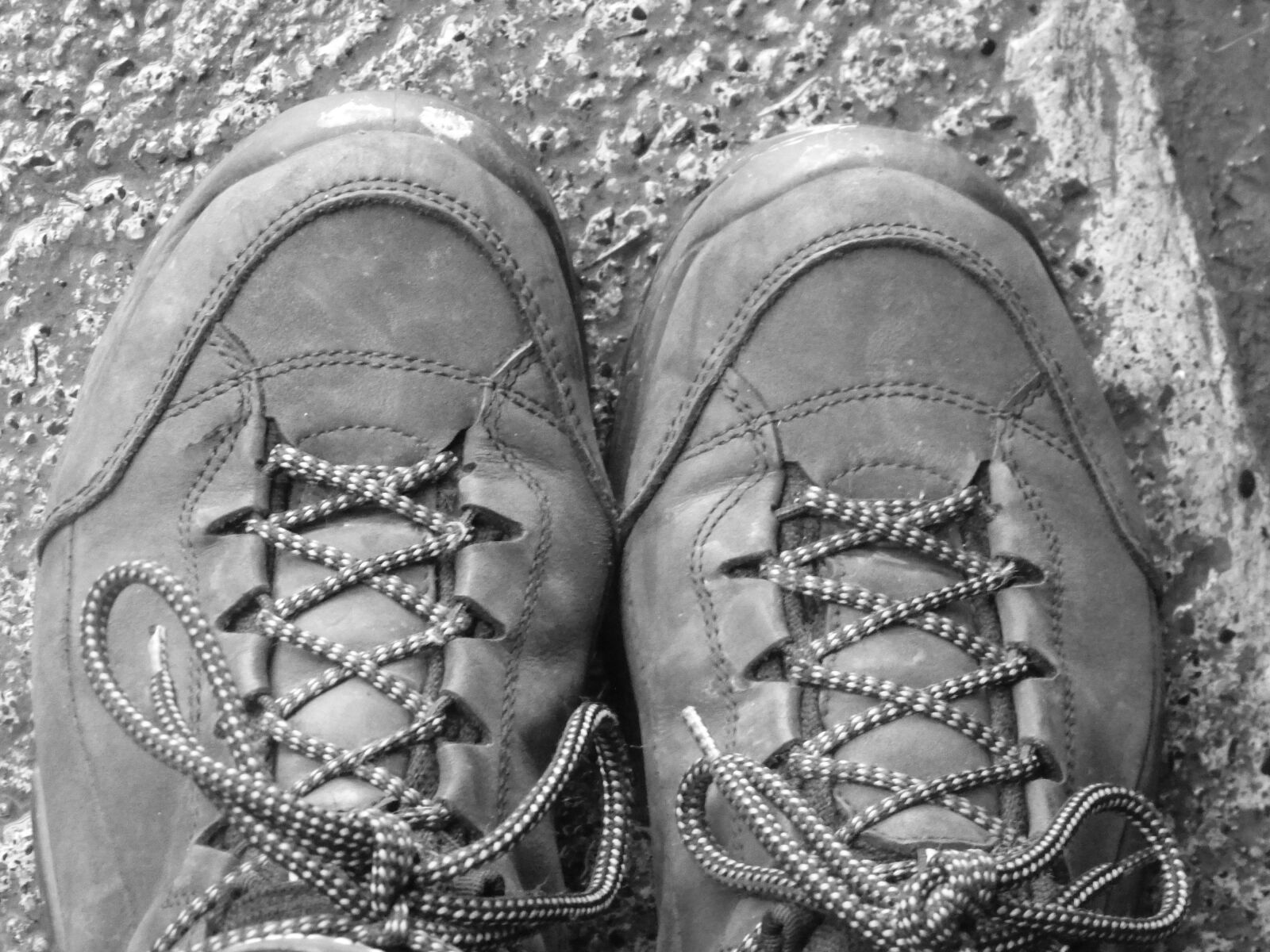 Panasonic Lumix DMC-FZ150 sample photo. Hiking, shoes, make a photography