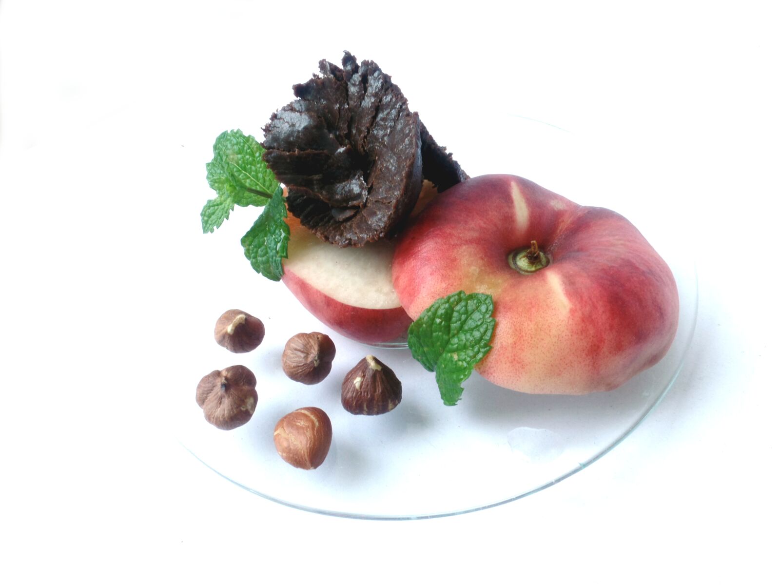Samsung WB350F/WB351F/WB352F sample photo. Peach, nutella, nuts photography