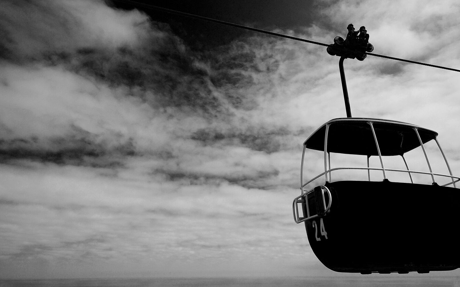 Nikon D7000 sample photo. Funicular, black, white photography