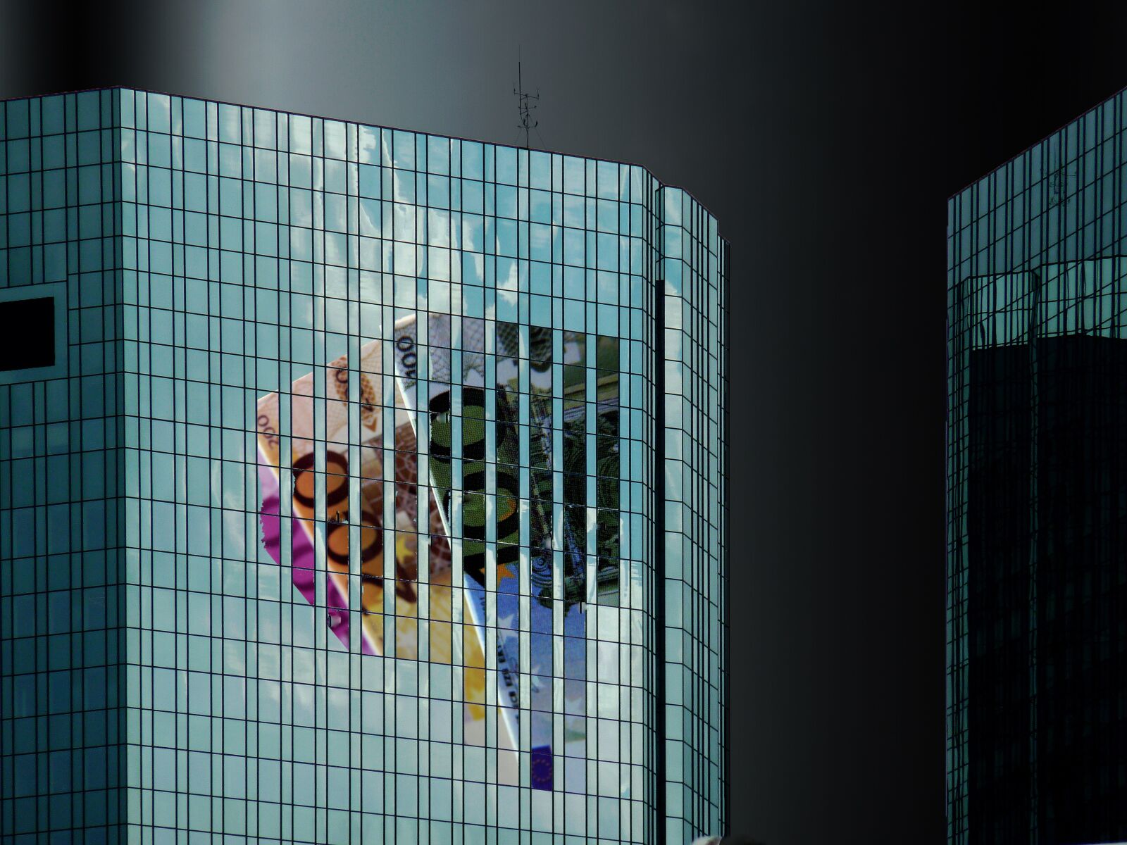 Panasonic DMC-TZ7 sample photo. Bank, bank building, skyscraper photography