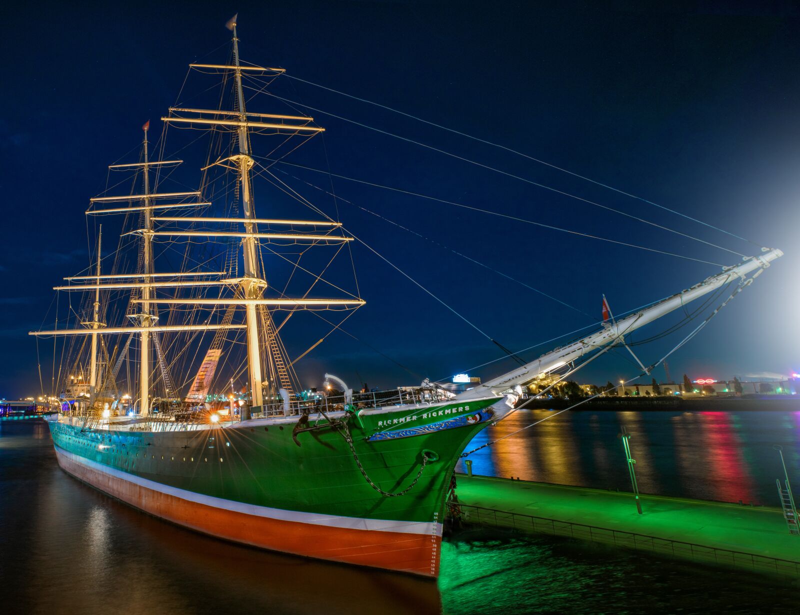 Nikon D5300 sample photo. Rickmer rickmers, ship, hamburg photography