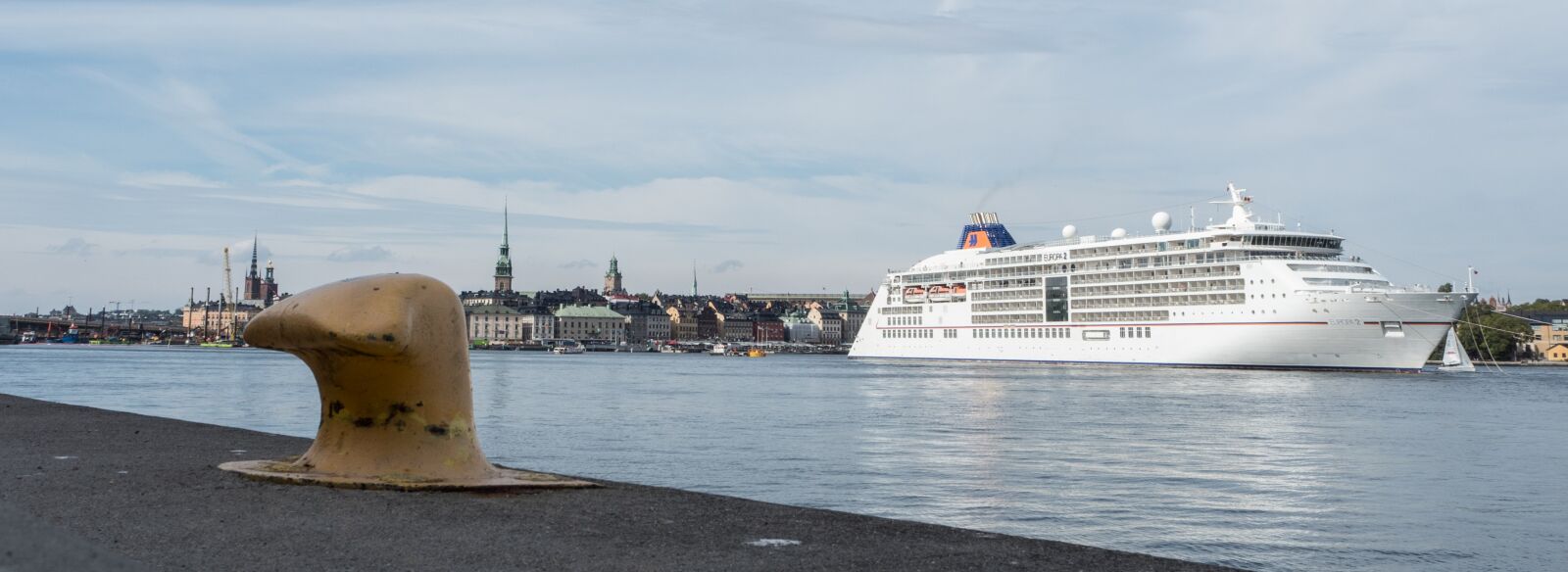 Olympus PEN-F sample photo. Stockholm, sweden, ship photography