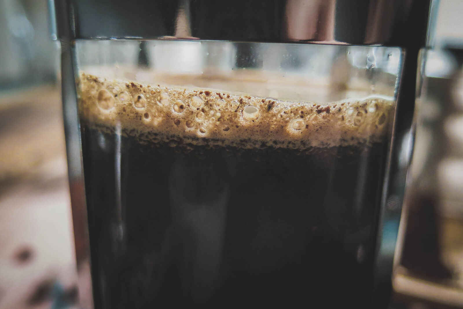 Canon PowerShot G16 sample photo. Coffee, foam, french, press photography