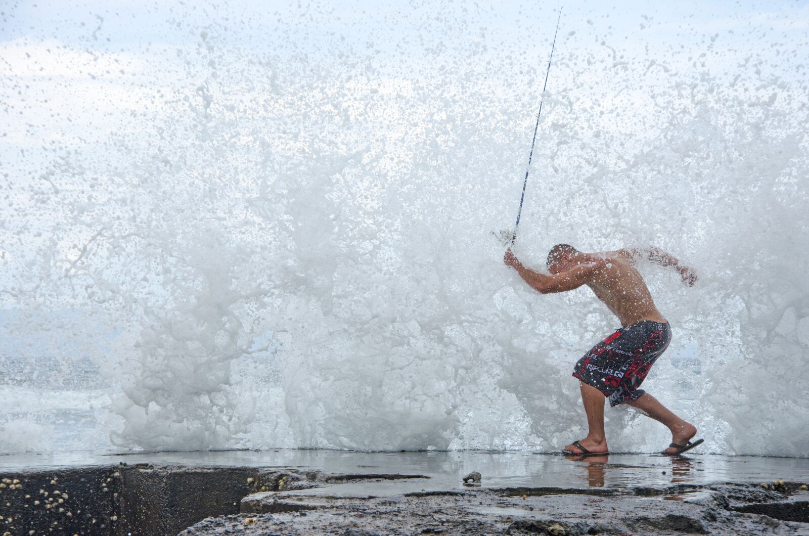 Nikon D5100 sample photo. Spray, water, sea photography