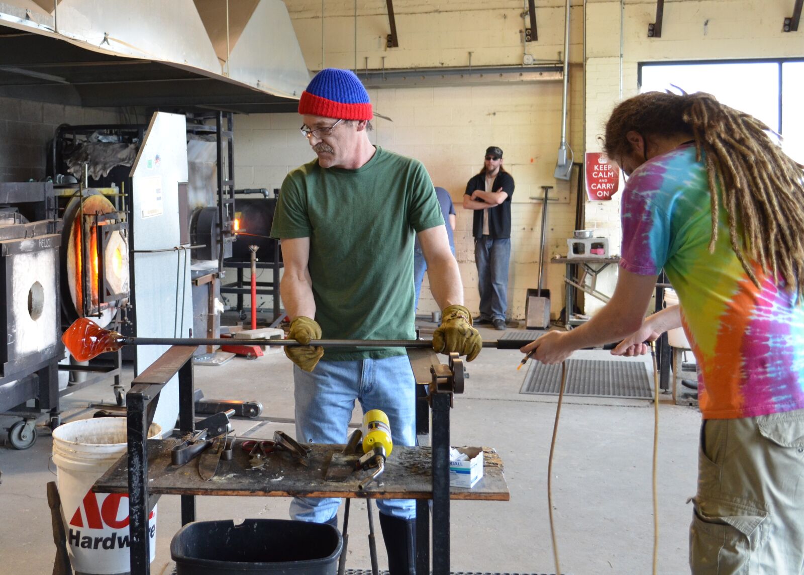 Nikon D5100 sample photo. Glass, blowing, craft photography