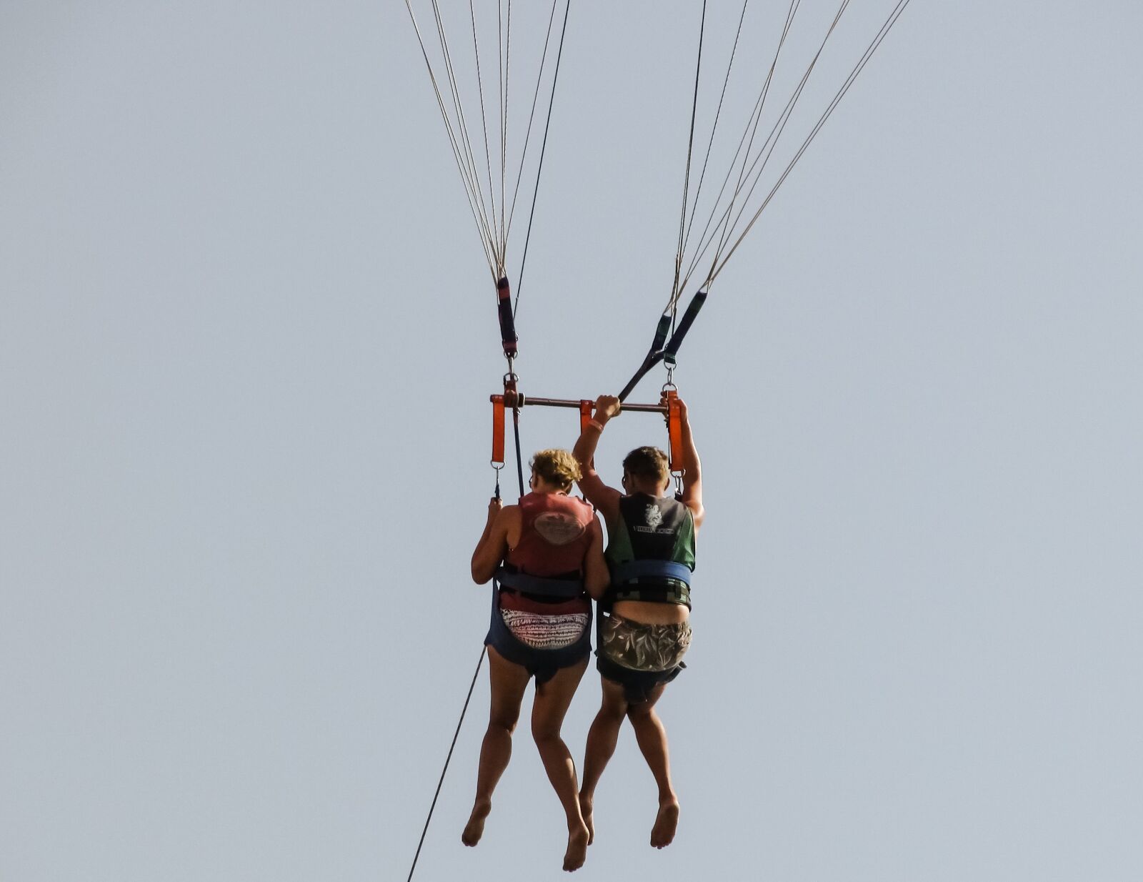 Canon PowerShot SX400 IS sample photo. Parachute, paragliding, sky photography