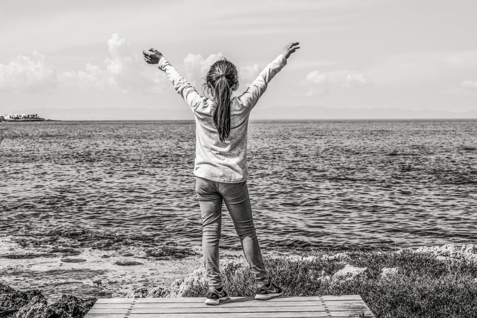 Nikon D3300 sample photo. Girl, sea, beach photography