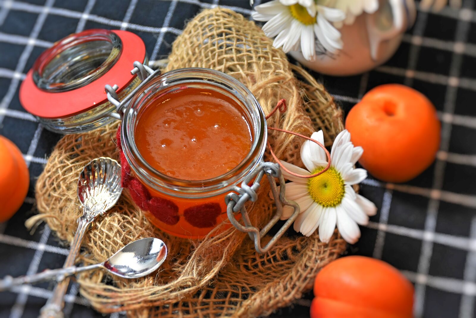 Nikon D7200 sample photo. Jam, apricots, fruit photography