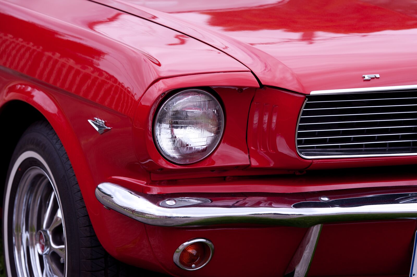 Nikon D700 sample photo. Ford, mustang, red photography