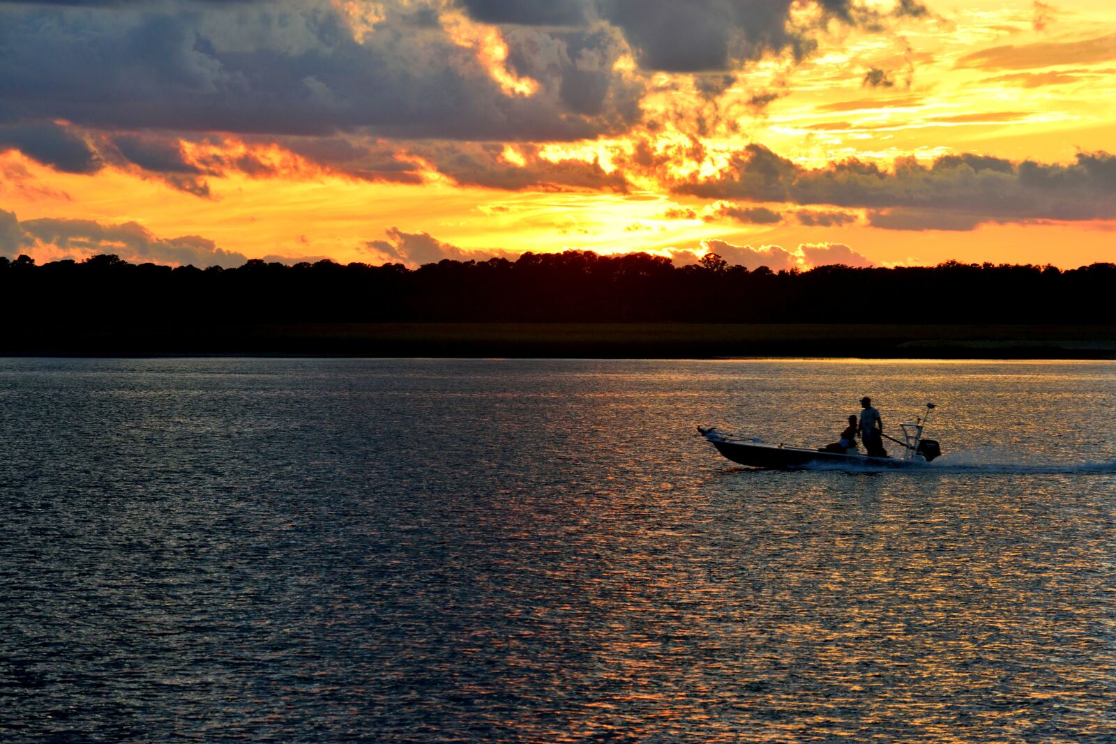 Nikon D3300 sample photo. Sunset, boat, people photography