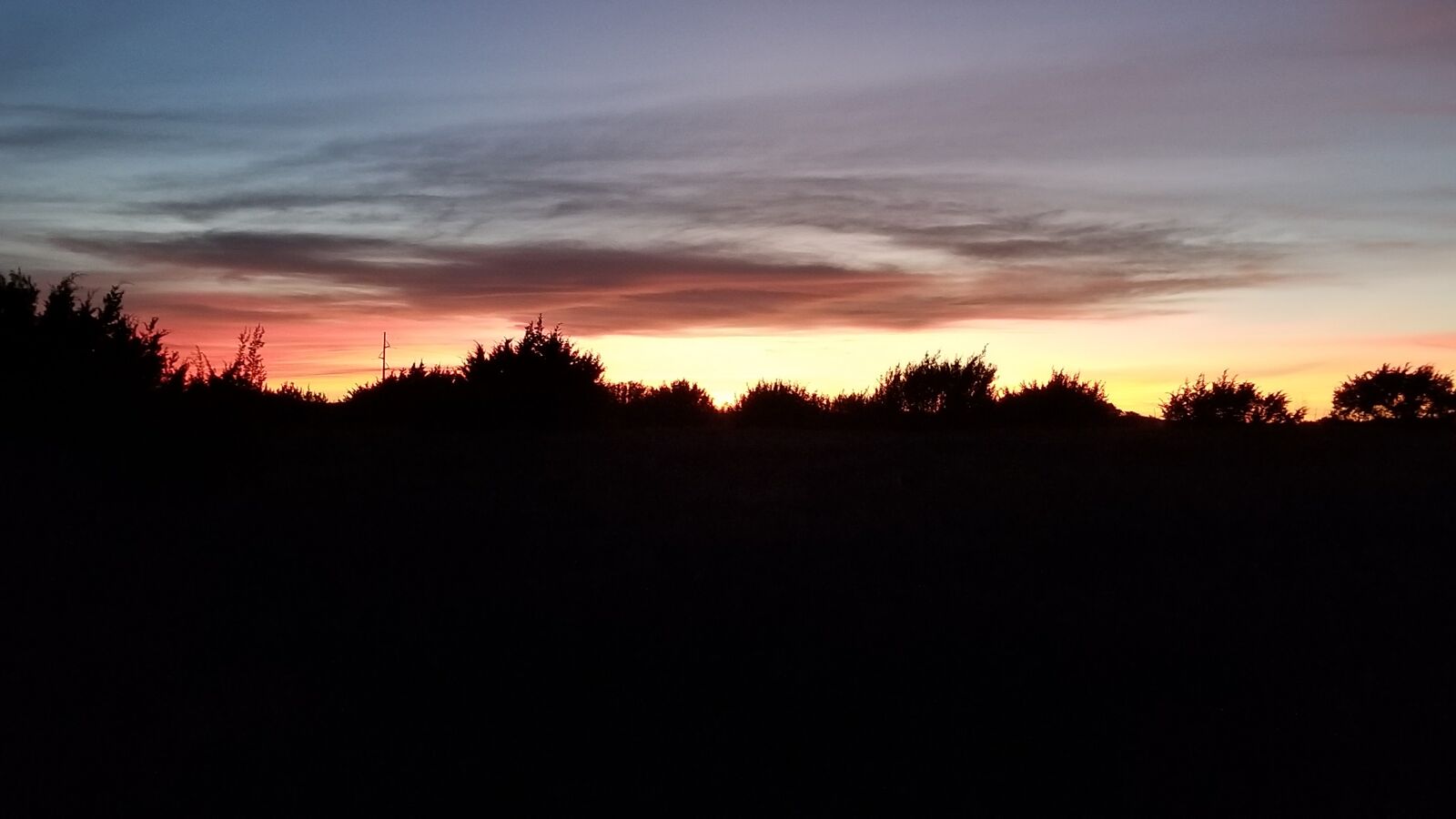 Samsung Galaxy S8+ sample photo. Evening, sunset, treeline photography