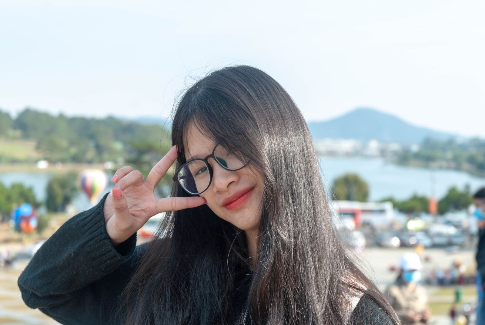 Nikon D80 sample photo. Da lat, portrait, girl photography