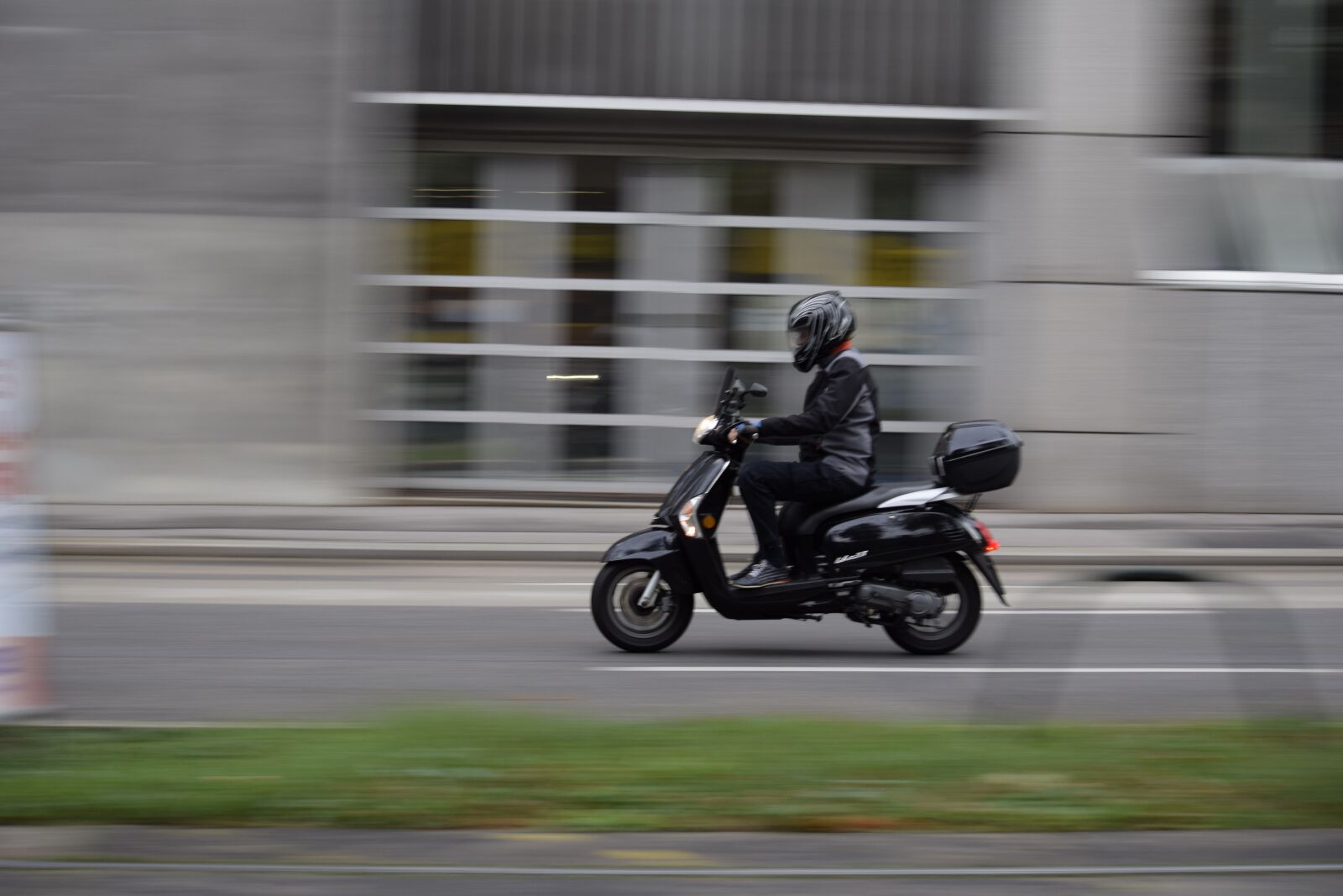 Nikon D5300 sample photo. Motorcycle, city, exit photography