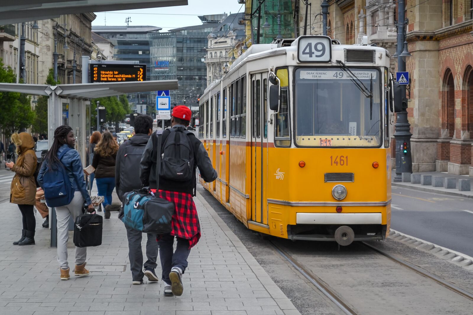 Nikon D3100 sample photo. Budapest, hungary, tram photography