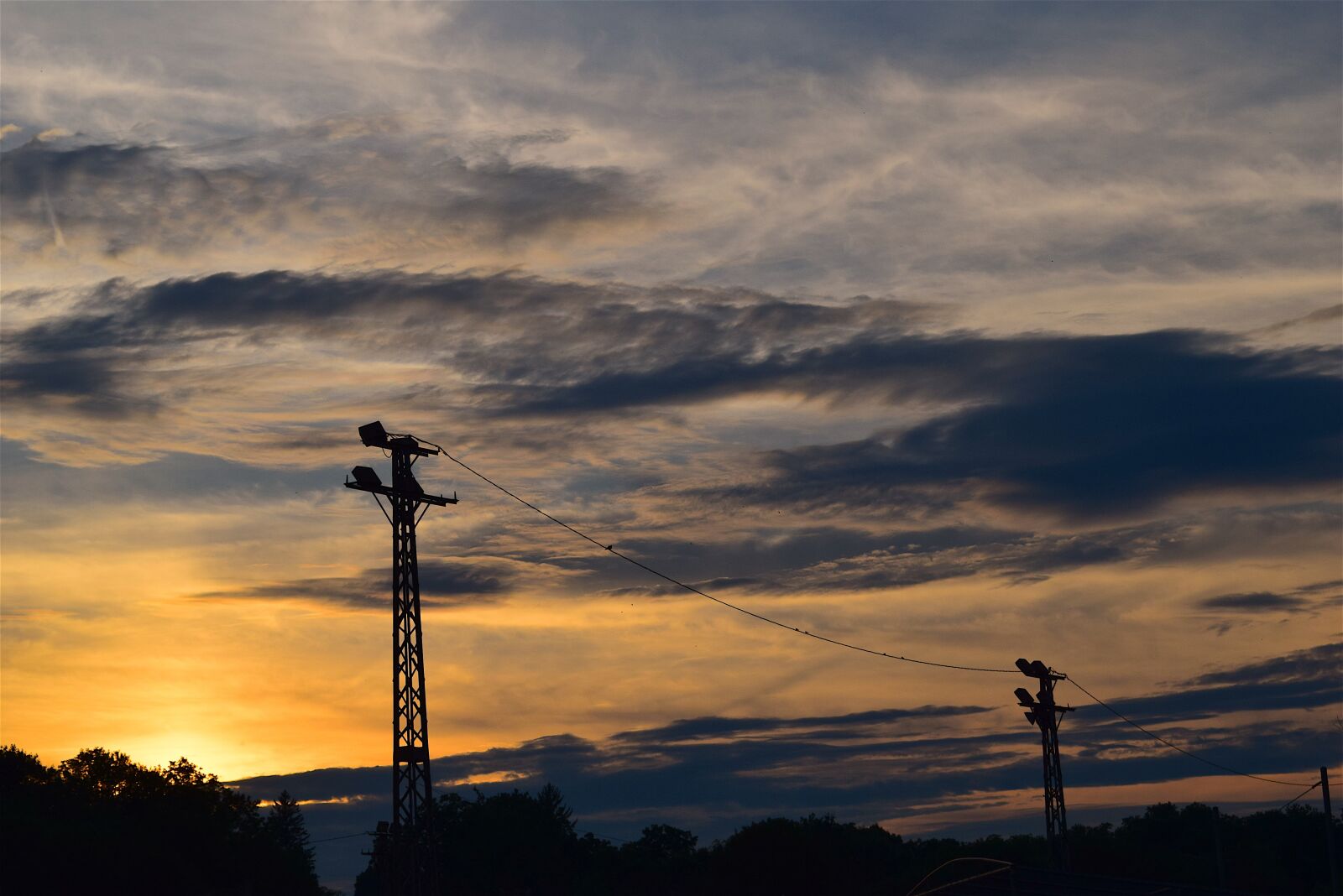 Nikon D3300 sample photo. Sunset, sky, clouds photography