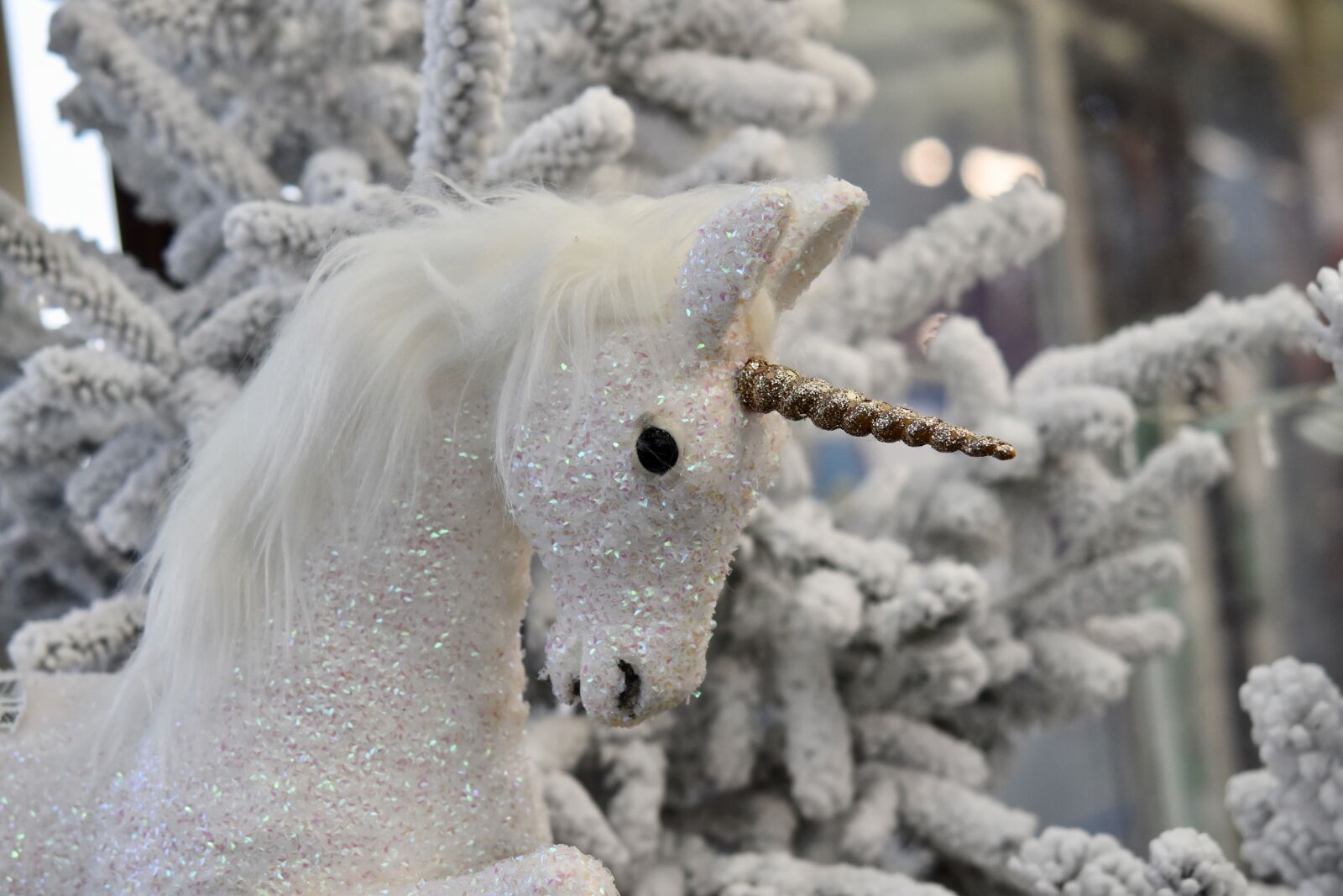 Nikon D5600 sample photo. Unicorn, unicorn snow, horn photography