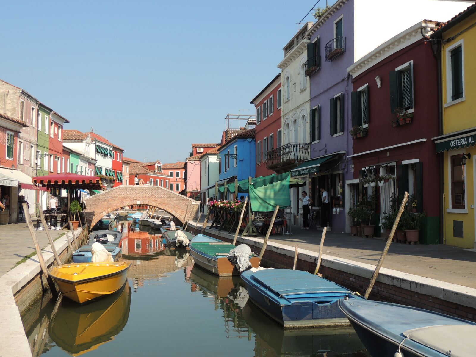 Nikon Coolpix P510 sample photo. Channel, colorful houses, boats photography