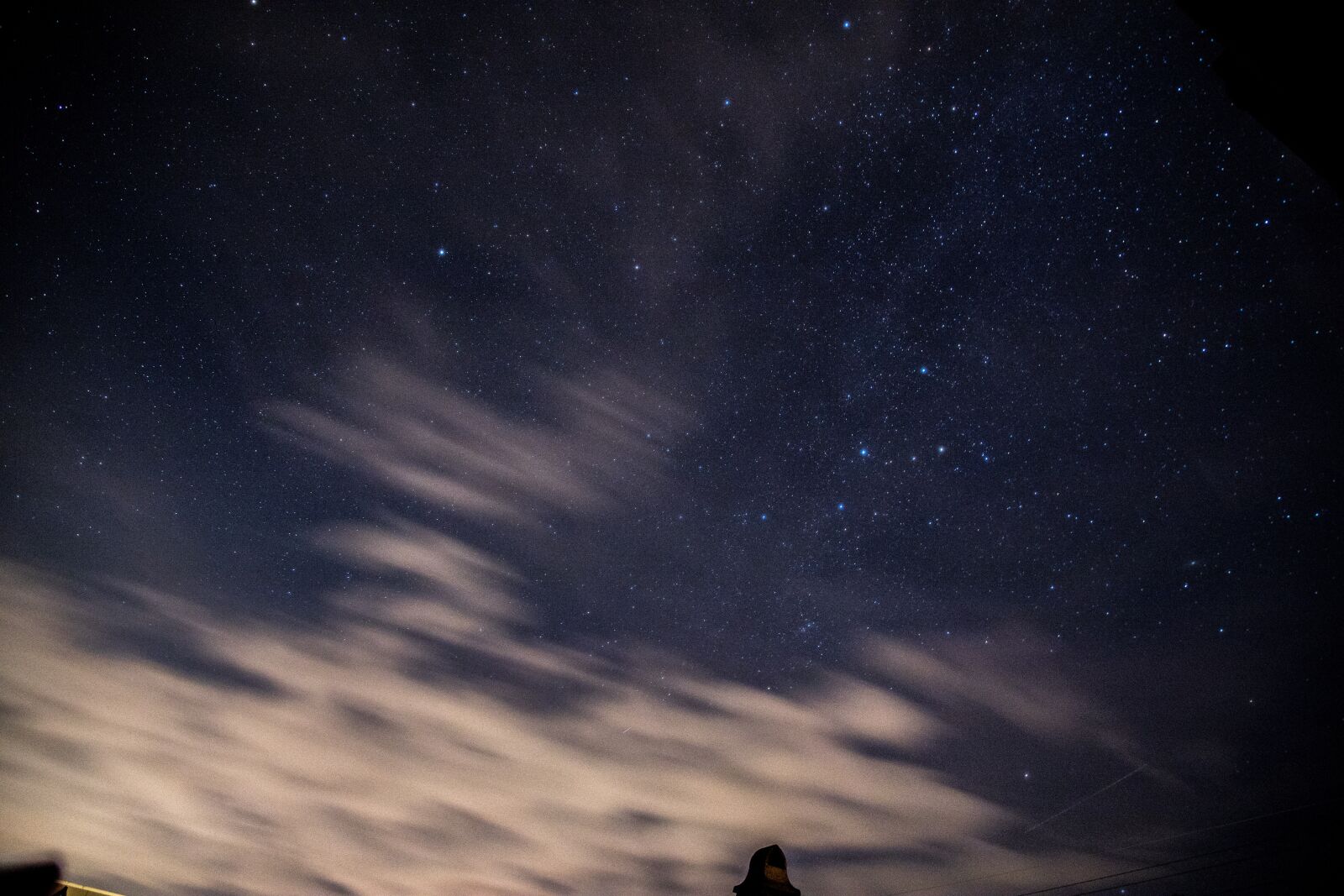Canon EOS 6D Mark II sample photo. Star, clouds, night photography