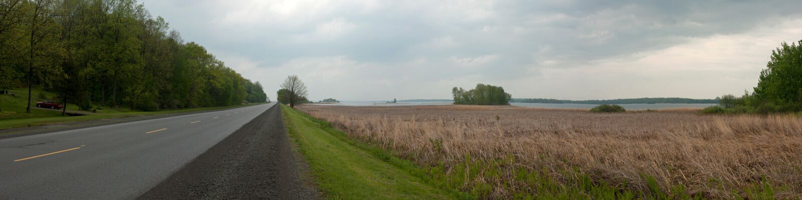 Canon EOS 40D sample photo. Panorama, country, road photography