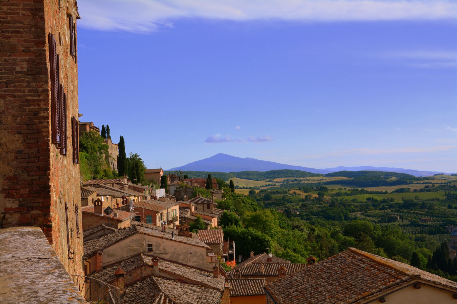 Nikon D7100 sample photo. Glimpse, country, montepulciano photography