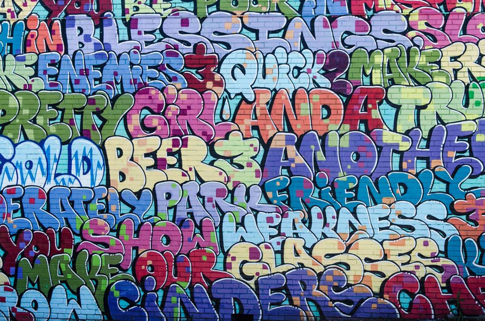 Nikon D7000 sample photo. Colors, graffiti, words photography
