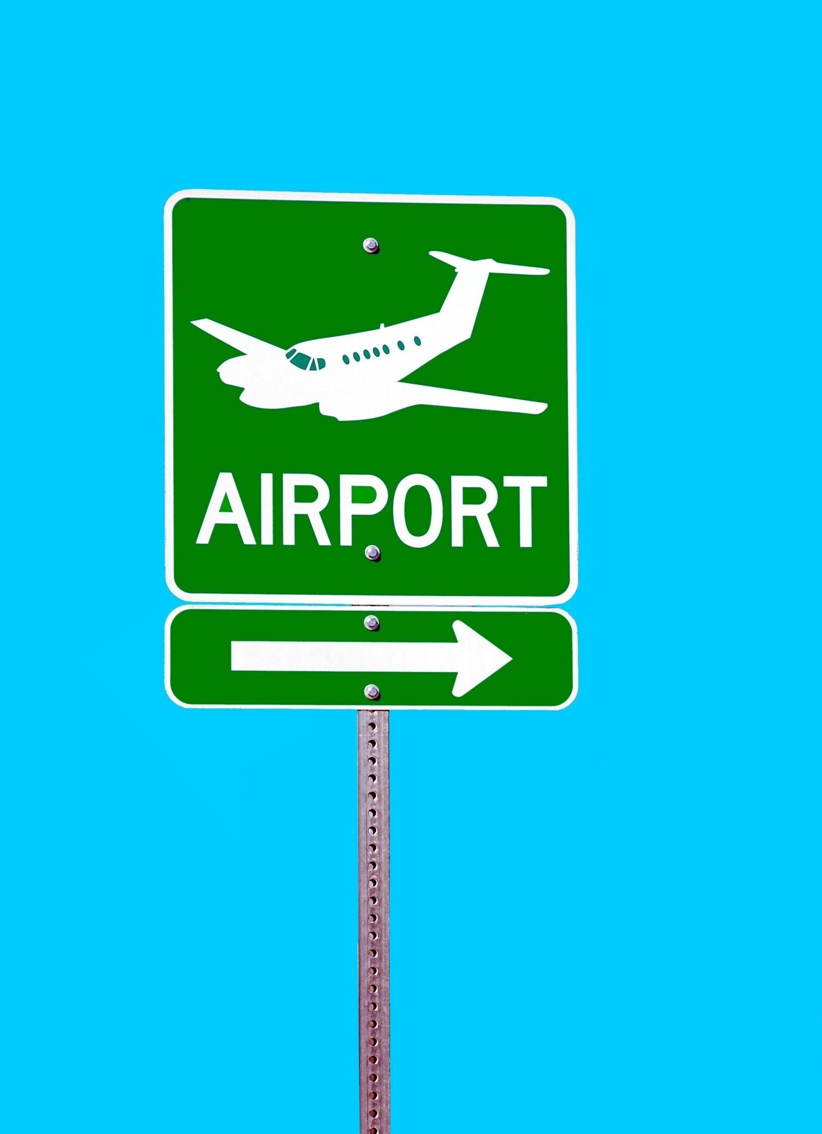 Nikon D200 sample photo. Airport, sign, direction photography