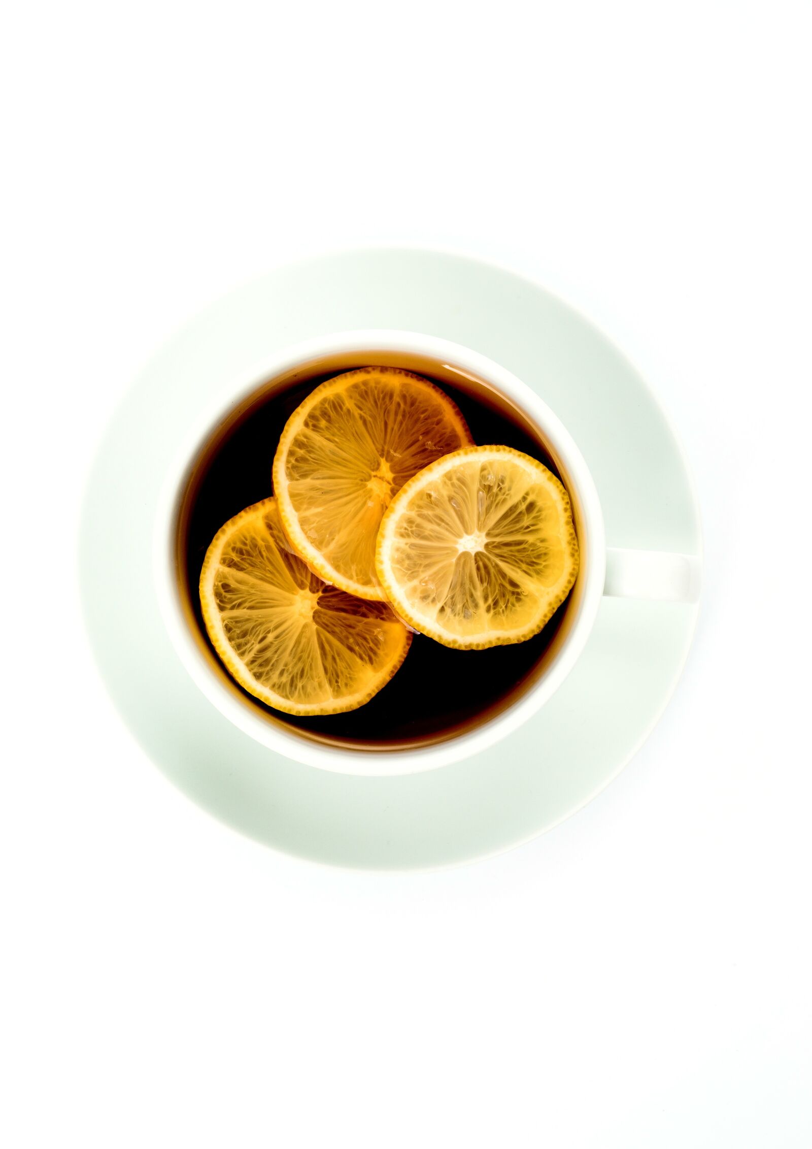 Nikon D800 sample photo. Teacup, tea, lemon photography