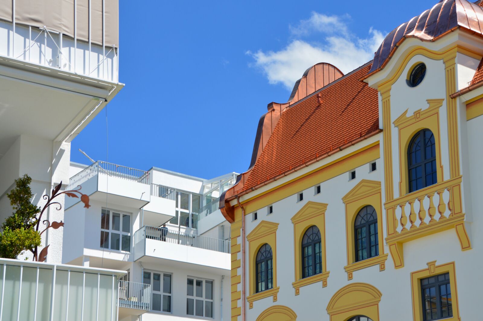 Nikon D3200 sample photo. Kempten, brewhouse, architecture photography