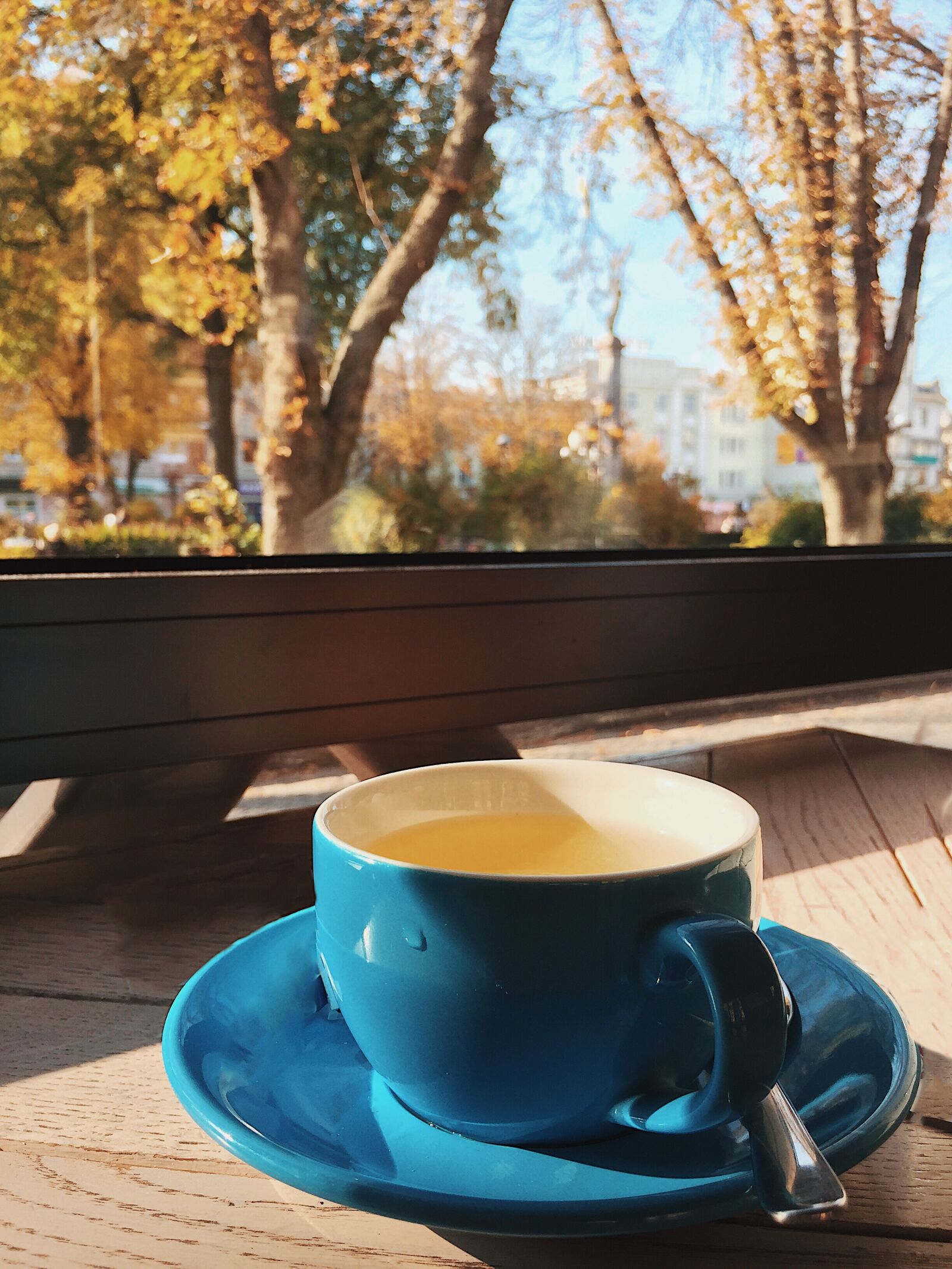 iPhone 6 back camera 4.15mm f/2.2 sample photo. Tea, town photography