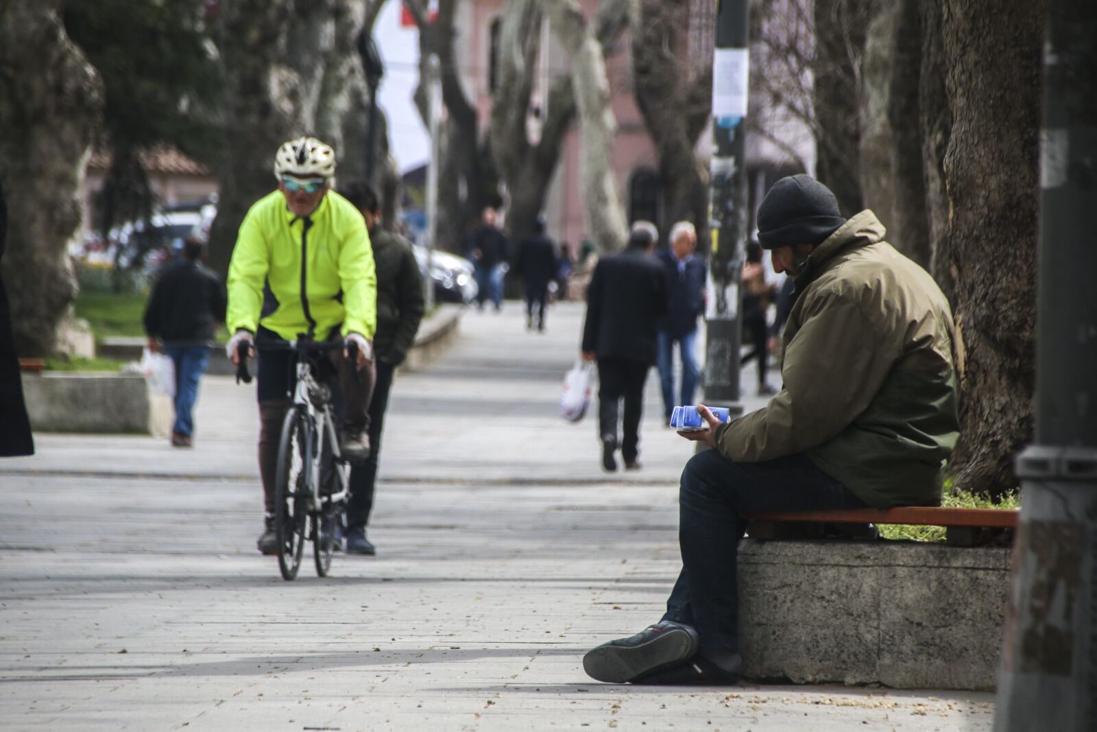 Canon EOS 70D sample photo. Bicycle, the man who photography
