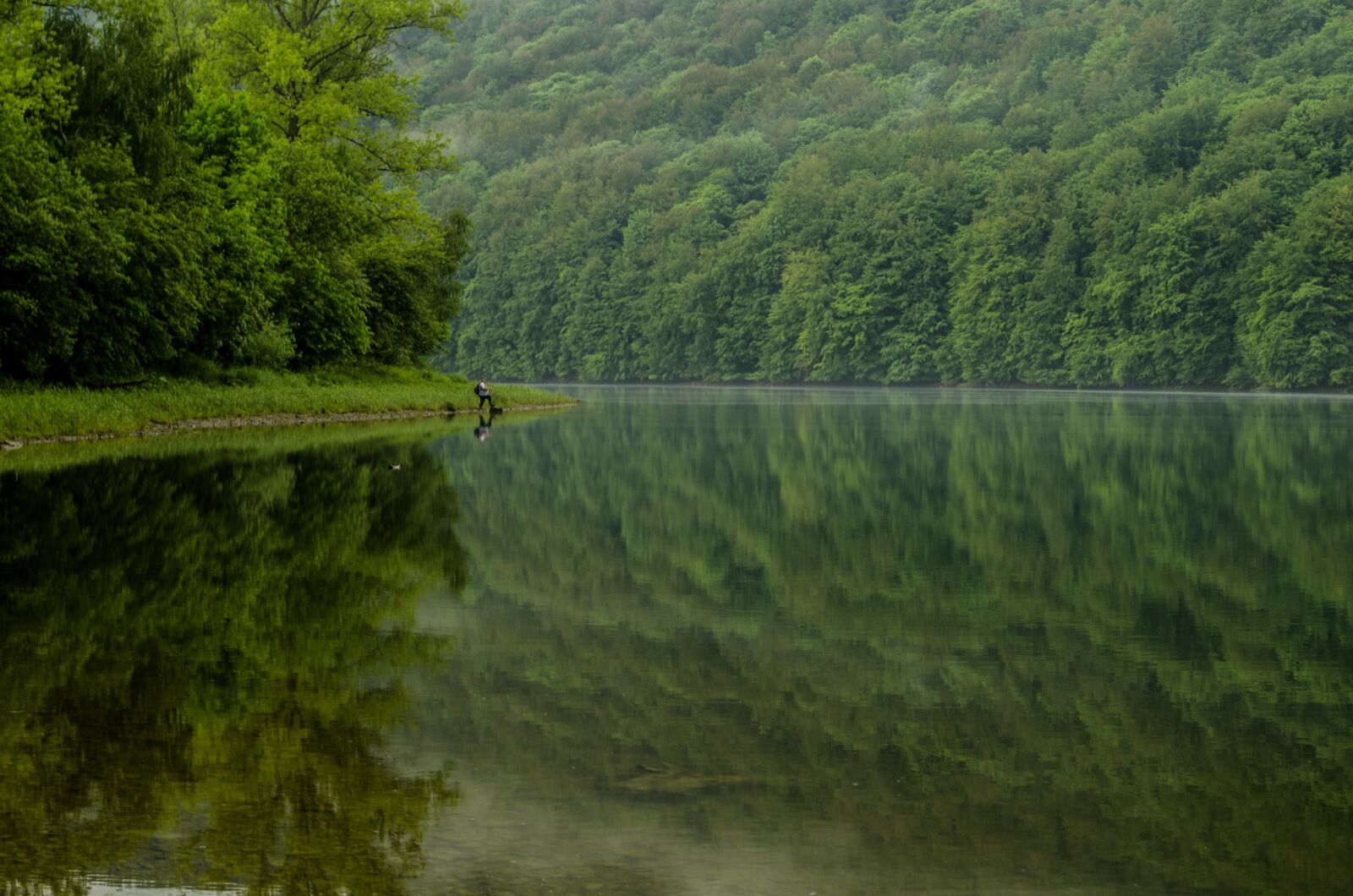 Nikon D5100 sample photo. Angler, lake, pond photography