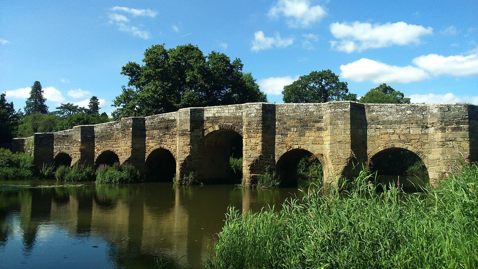 Sony Xperia M2 sample photo. Bridge, river, midday photography