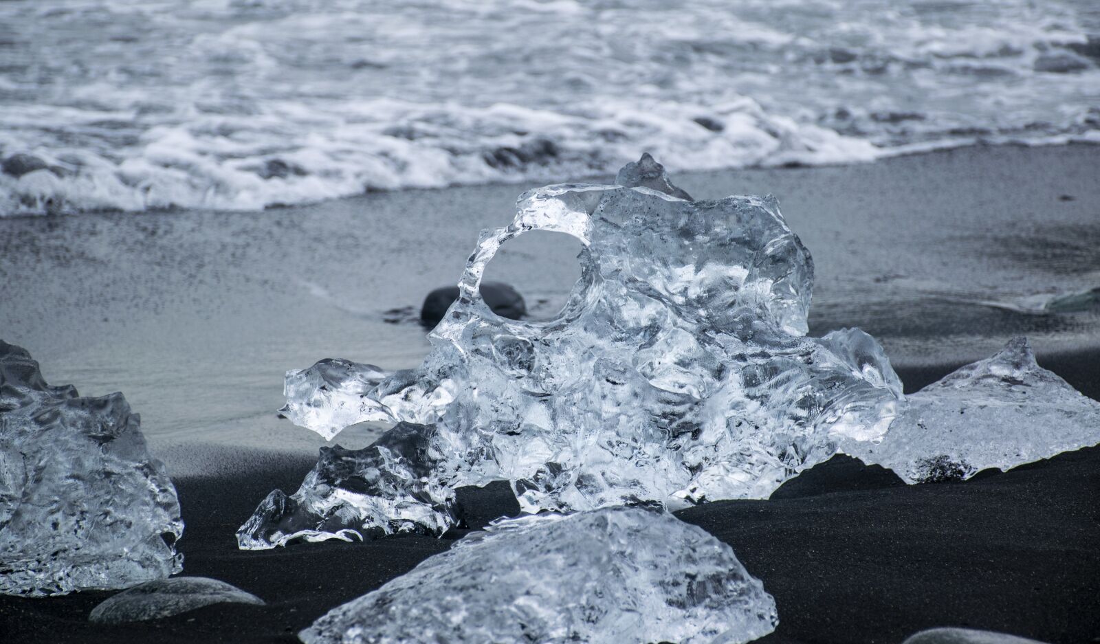 Nikon D5300 sample photo. Iceland, jokulsarlon, diamond beach photography
