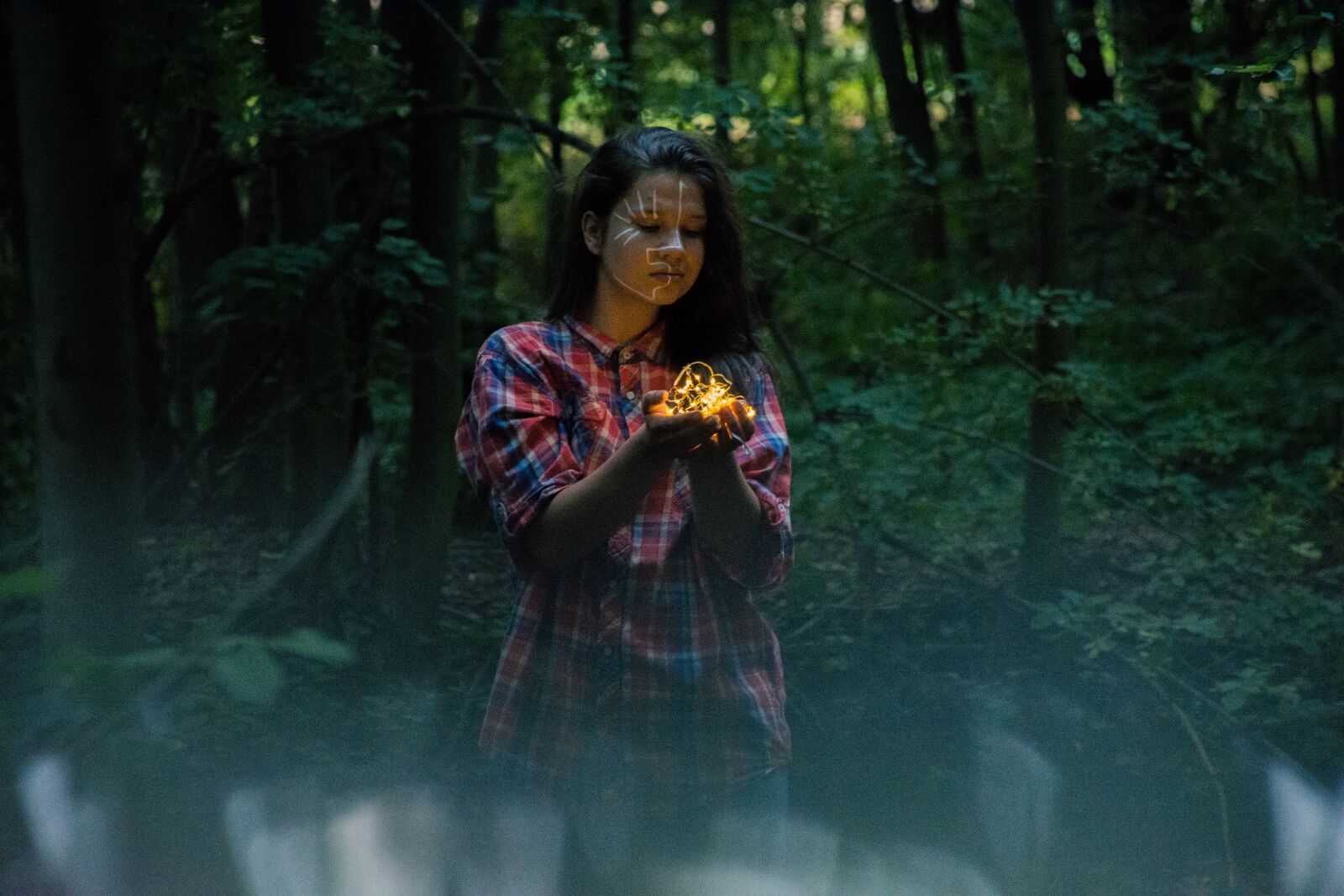 Nikon D5200 sample photo. Girl, forest, wild photography