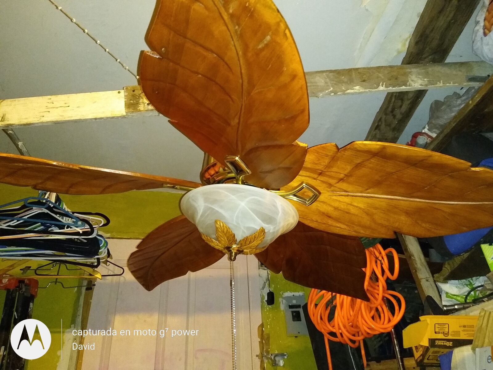 Motorola moto g(7) power sample photo. Fan, ceiling, de5aspas photography