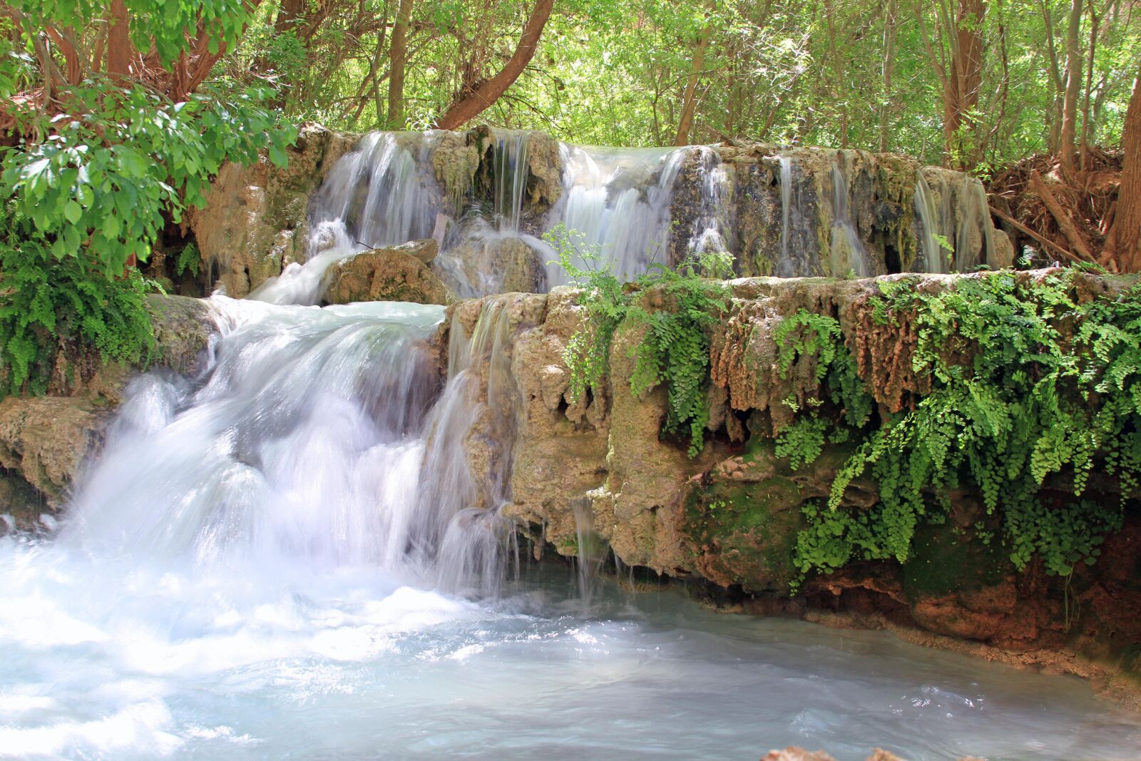 Canon EOS 7D sample photo. Waterfall, water, arizona photography