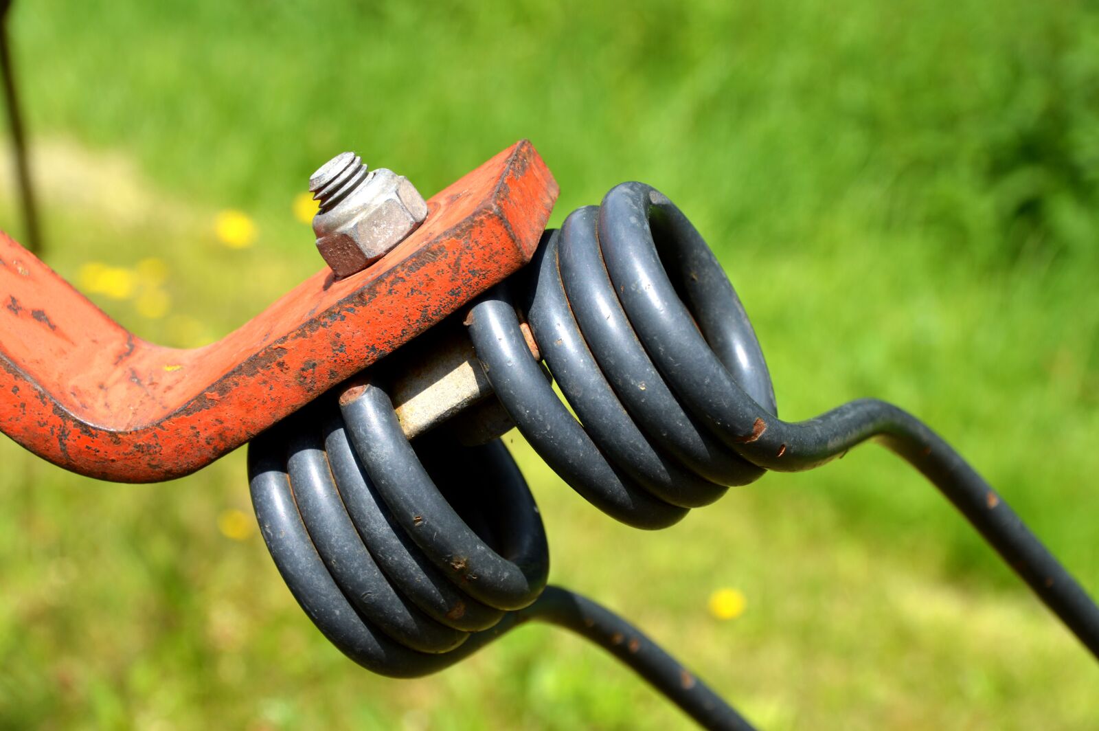Nikon D3200 sample photo. Hay tedders, fork, detail photography