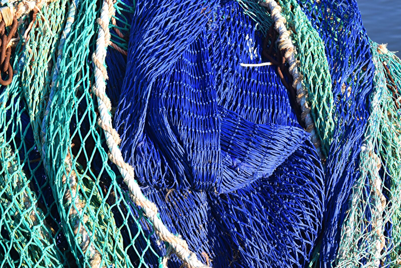 Nikon D3300 sample photo. Texture, net, fishing photography