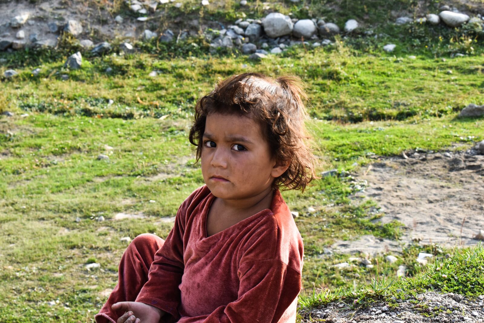 Nikon D3500 sample photo. Child, eyes, roar photography