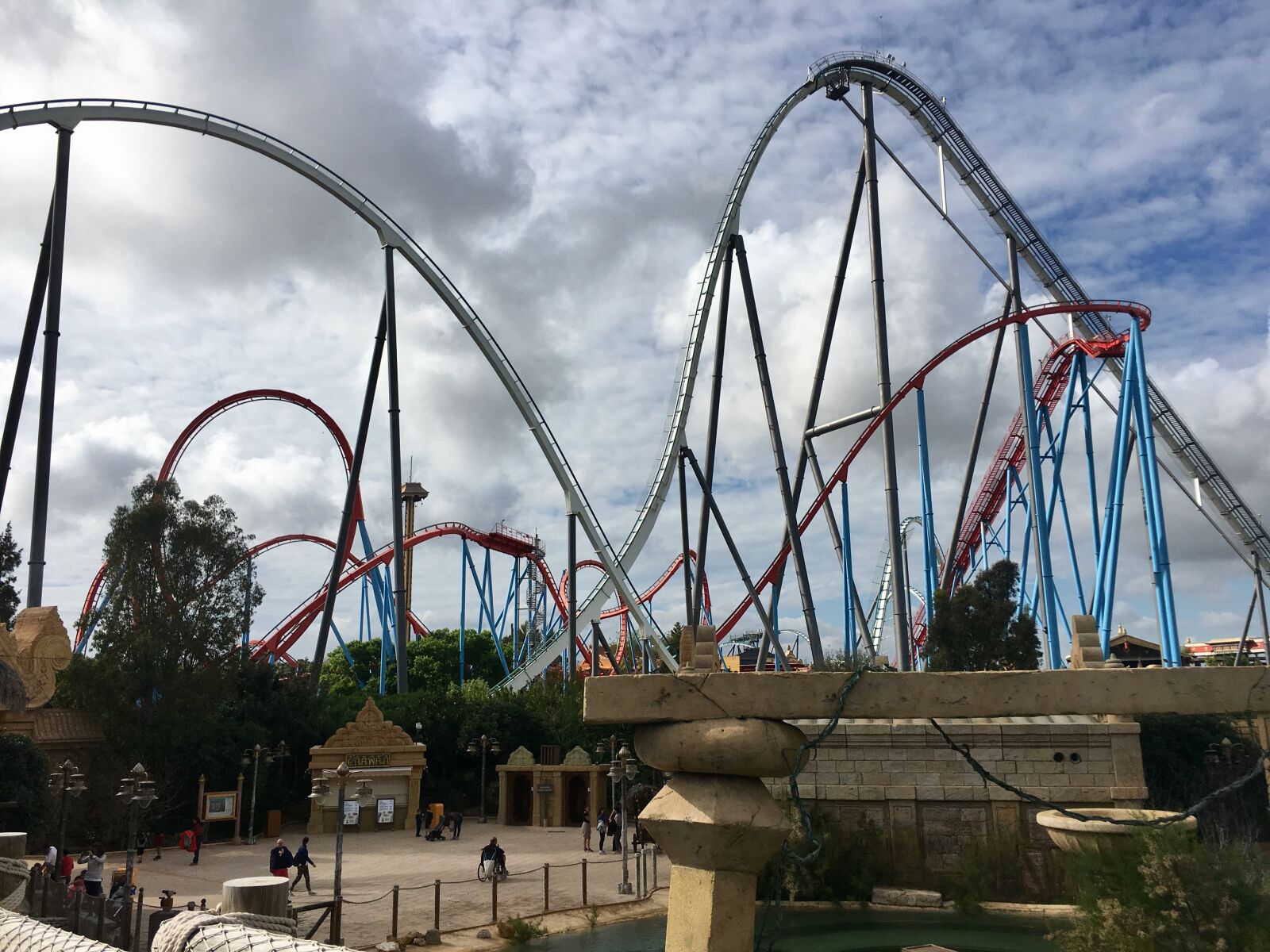 Apple iPhone 6s sample photo. Spain, port aventura, attraction photography