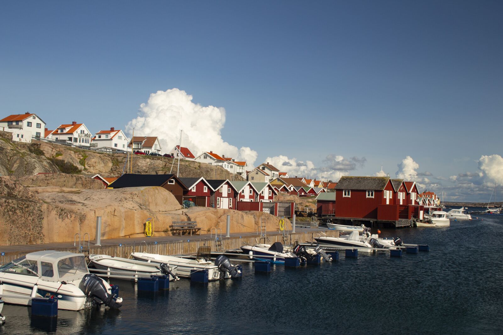 Canon EF-S 18-55mm F3.5-5.6 II sample photo. Sweden, west coast, sea photography