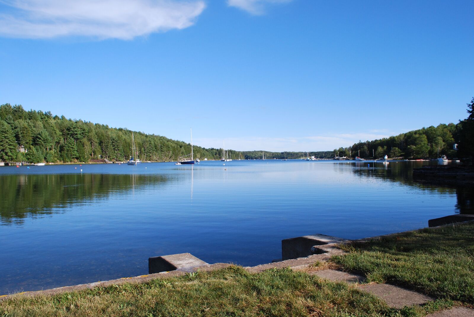 Nikon D60 sample photo. Mahone bay, nova scotia photography