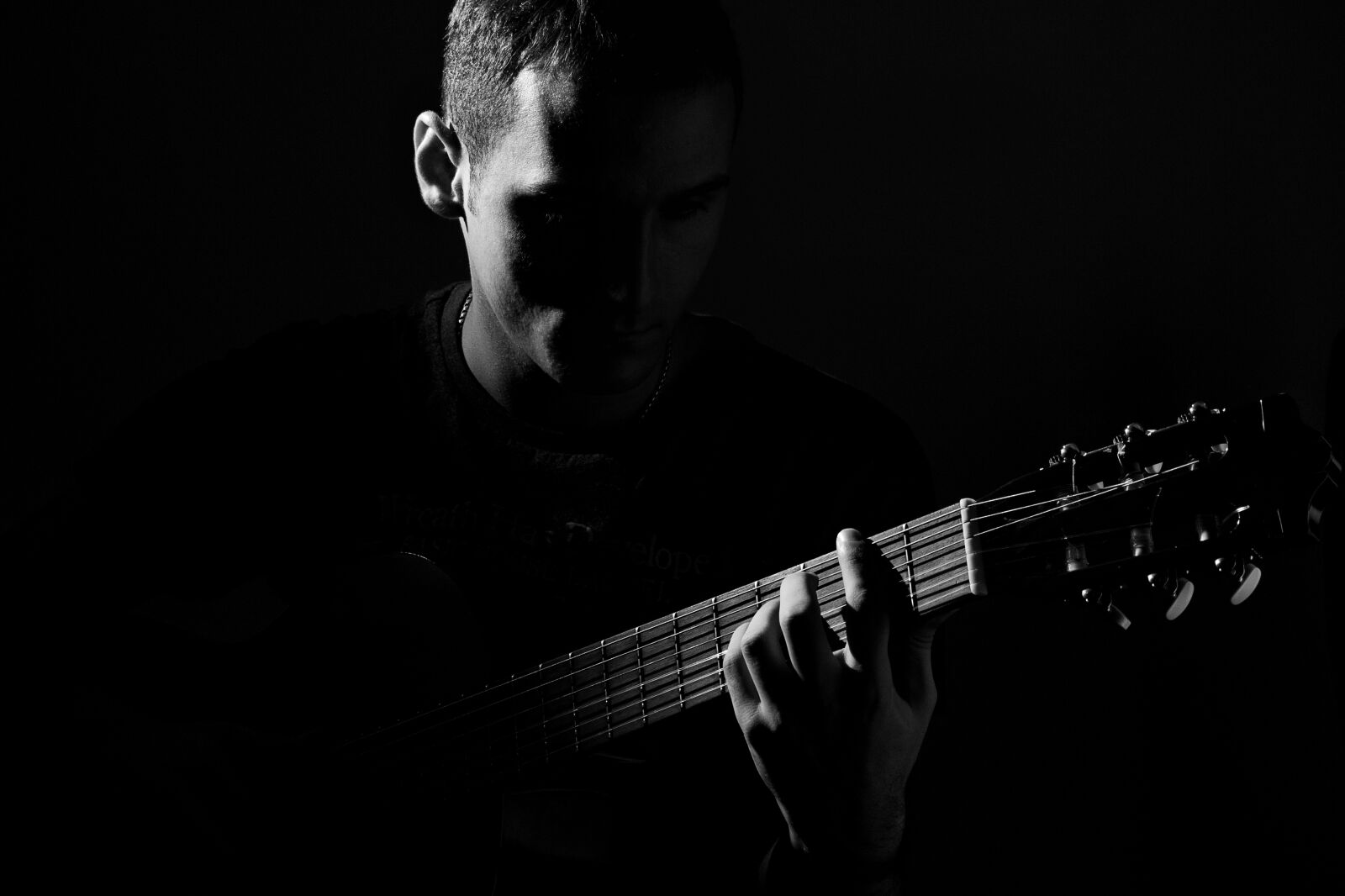 Nikon D3100 sample photo. Guitar, person, man photography