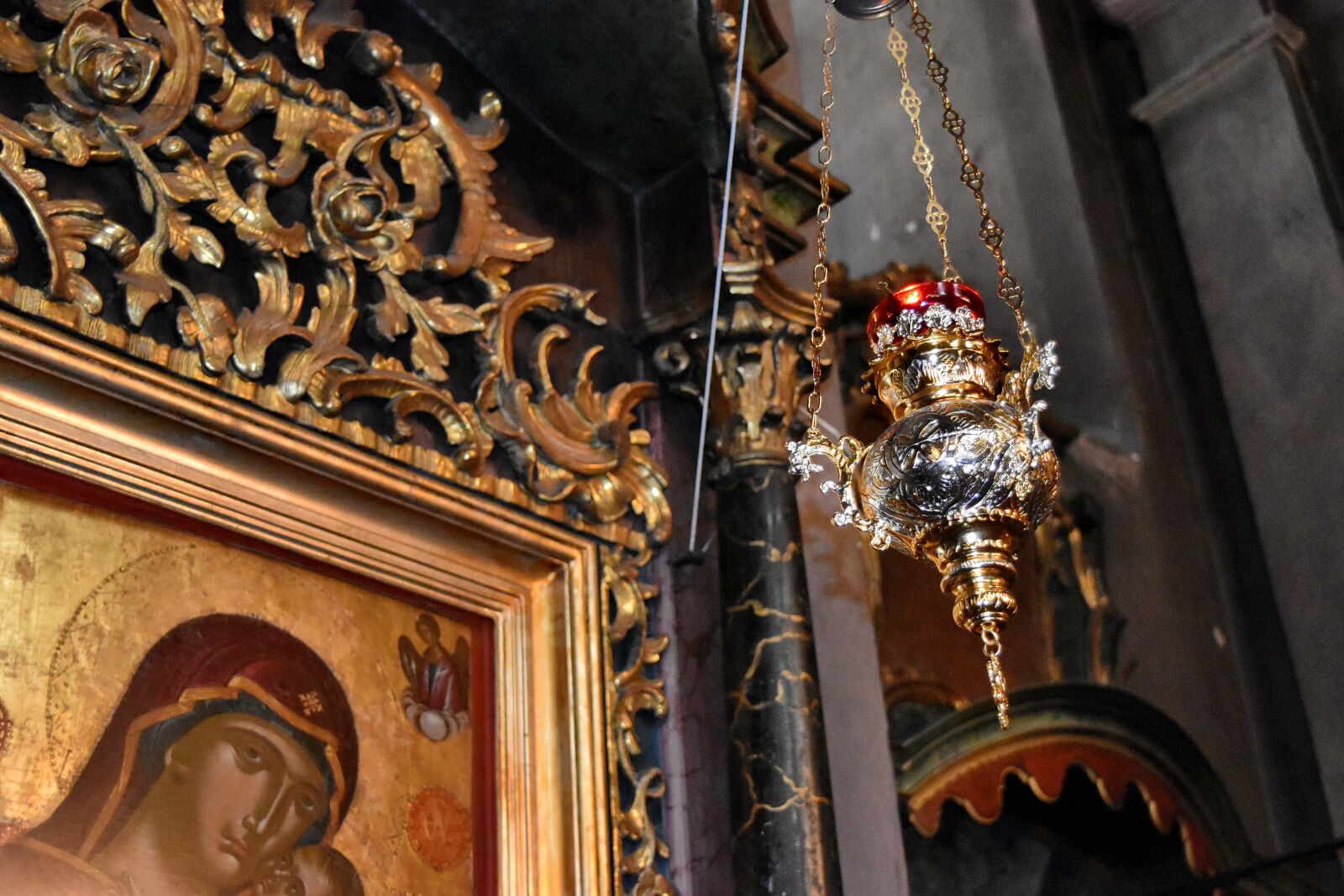 Nikon D5500 sample photo. Altar, orthodox, sculpture, architecture photography