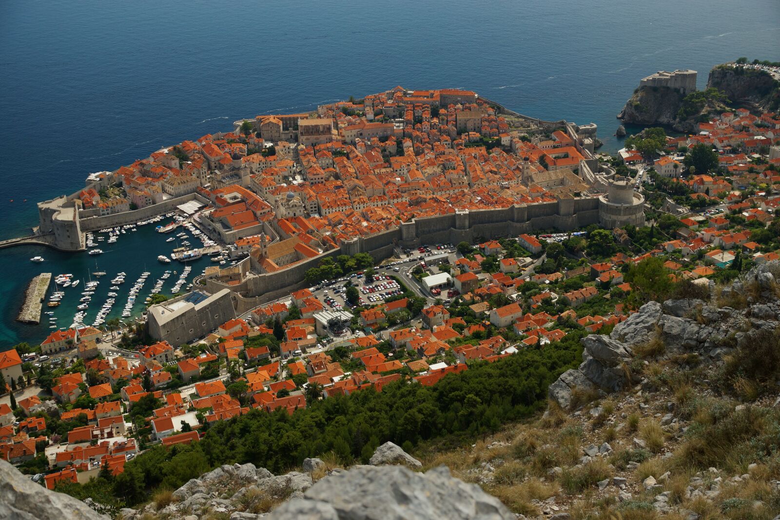 Sony SLT-A65 (SLT-A65V) + Sony DT 16-50mm F2.8 SSM sample photo. Dubrovnik, view, the roofs photography